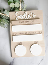 Load image into Gallery viewer, First Day / Last Day of School - Back to School Sign
