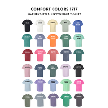 Load image into Gallery viewer, Engraved Monogram Comfort Colors Short Sleeve TShirt

