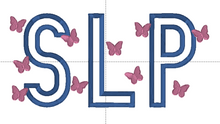 Load image into Gallery viewer, CUSTOM Butterfly Puff Embroidered Sweatshirt

